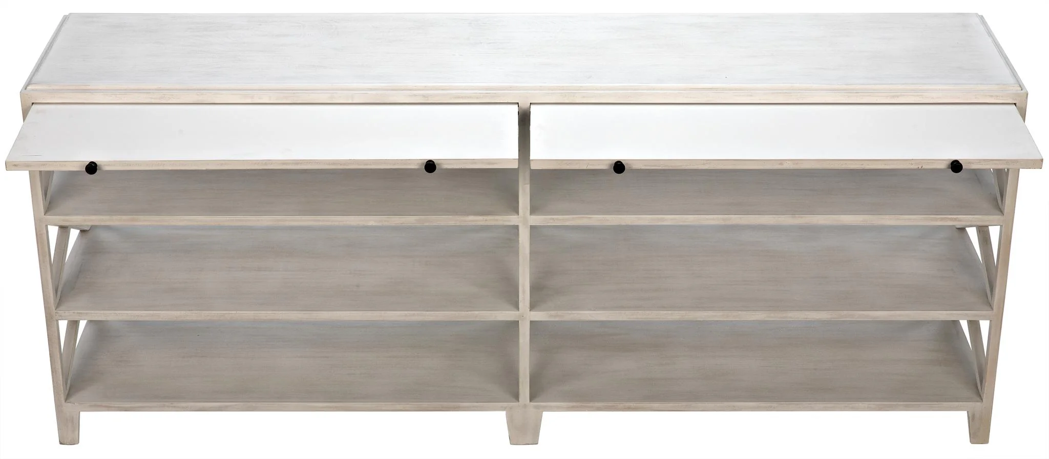 Noir Sutton Console White Wash - Image 3