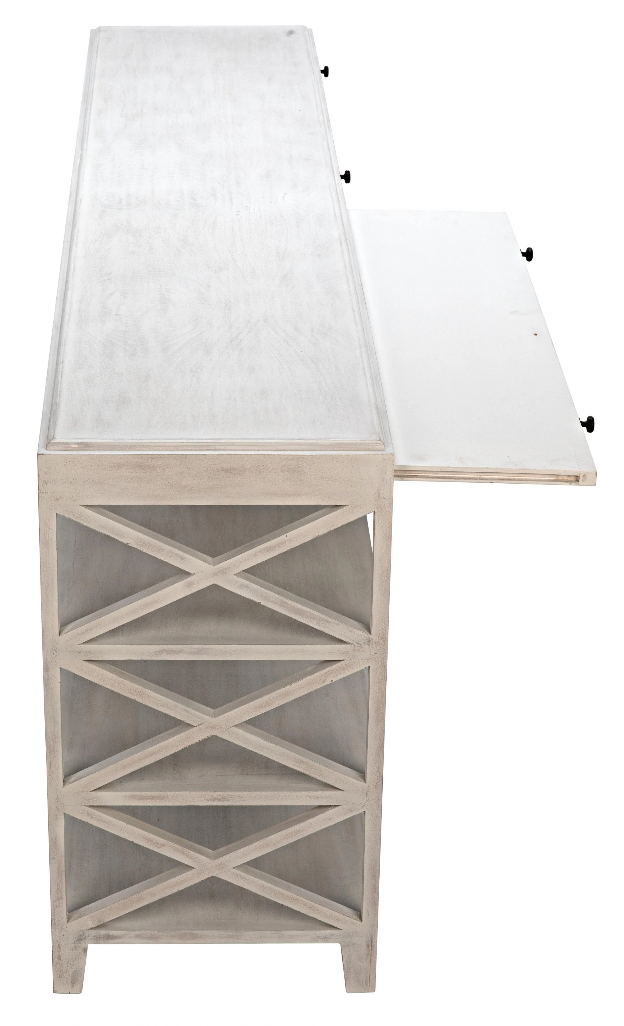 Noir Sutton Console White Wash - Image 7