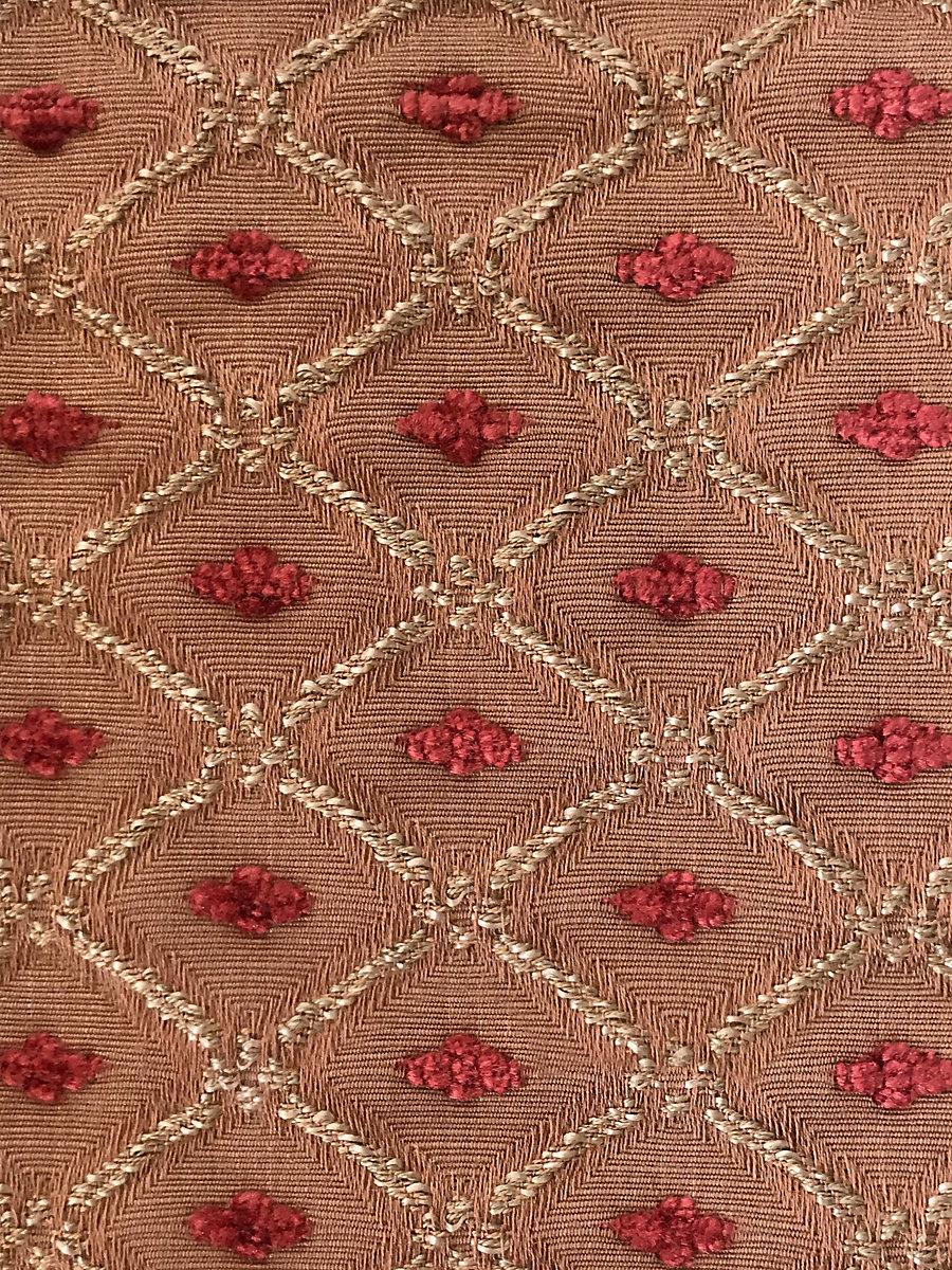 Old World Weavers Jewel Tones Brick Fabric
