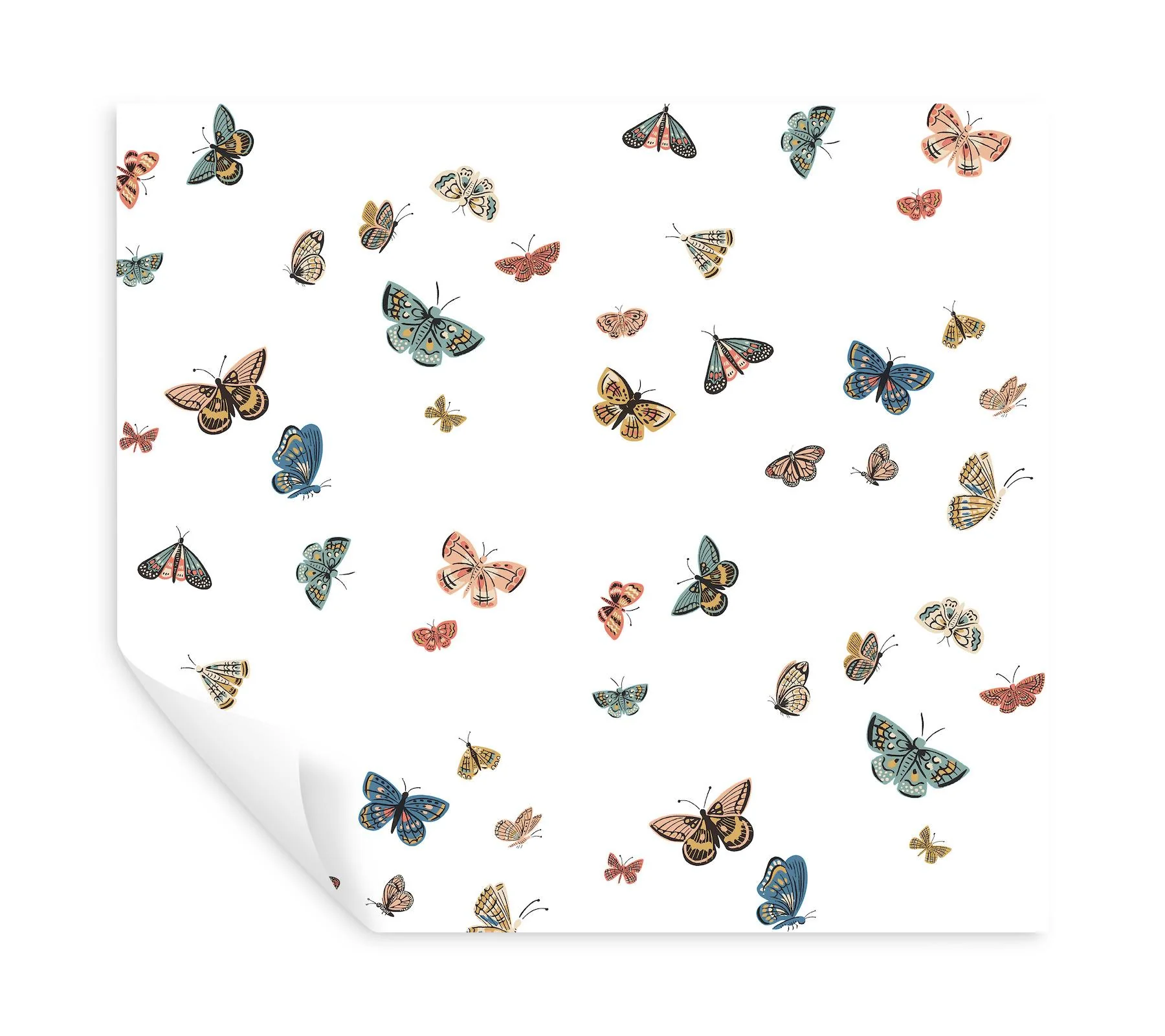 Rifle Paper Co. Butterfly House White Peel & Stick Wallpaper - Image 5