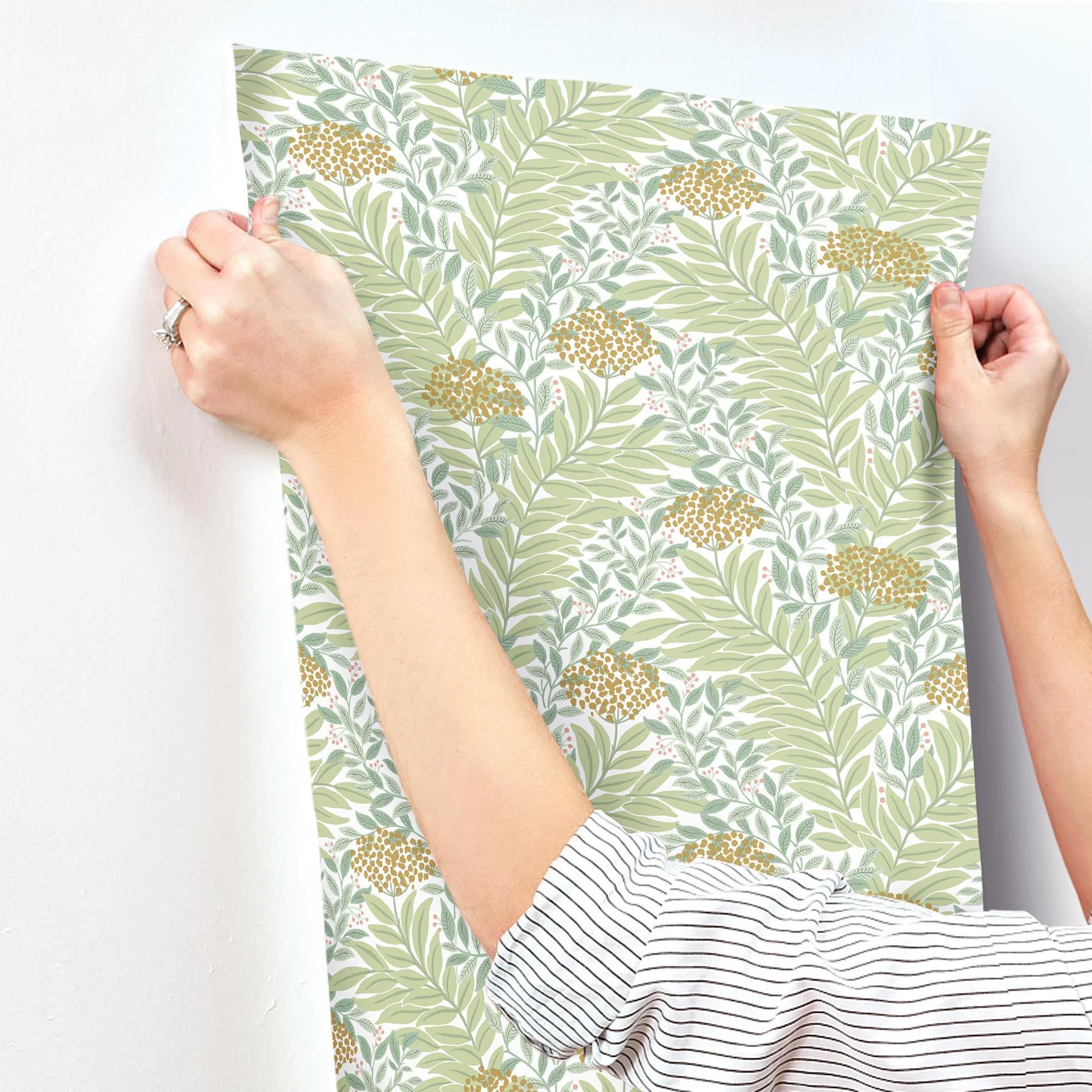 Rifle Paper Co. Highgrove White Wallpaper - Image 3