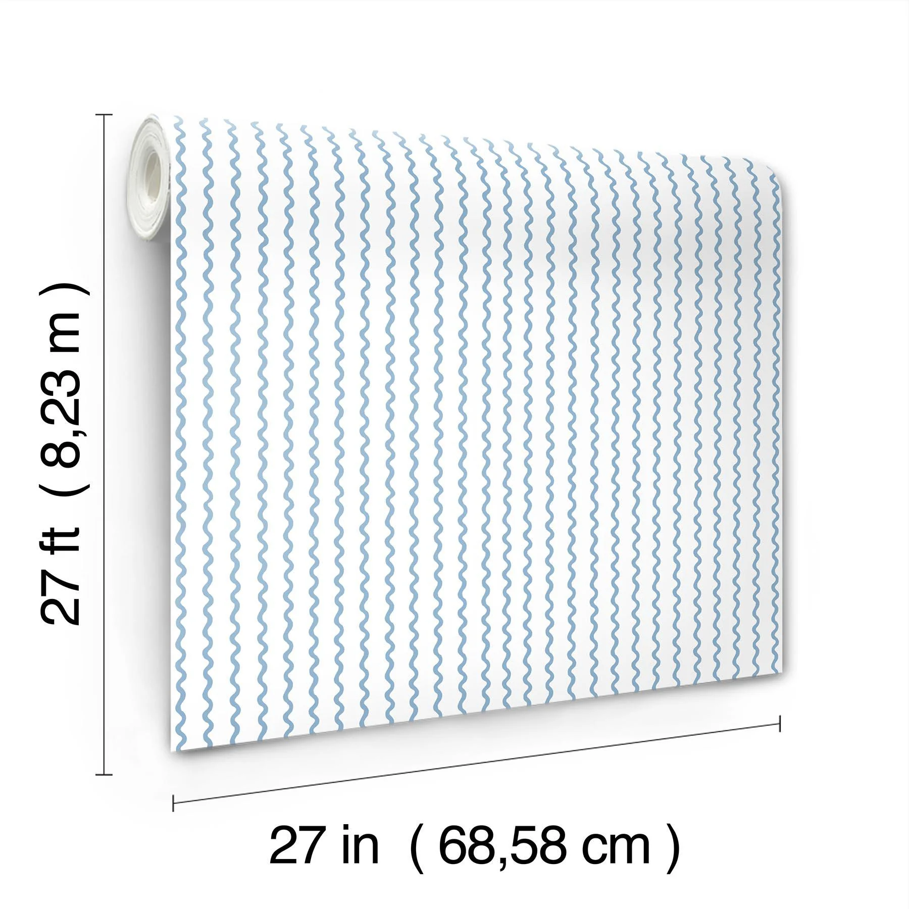 Rifle Paper Co. Rickrack Blue Wallpaper - Image 6