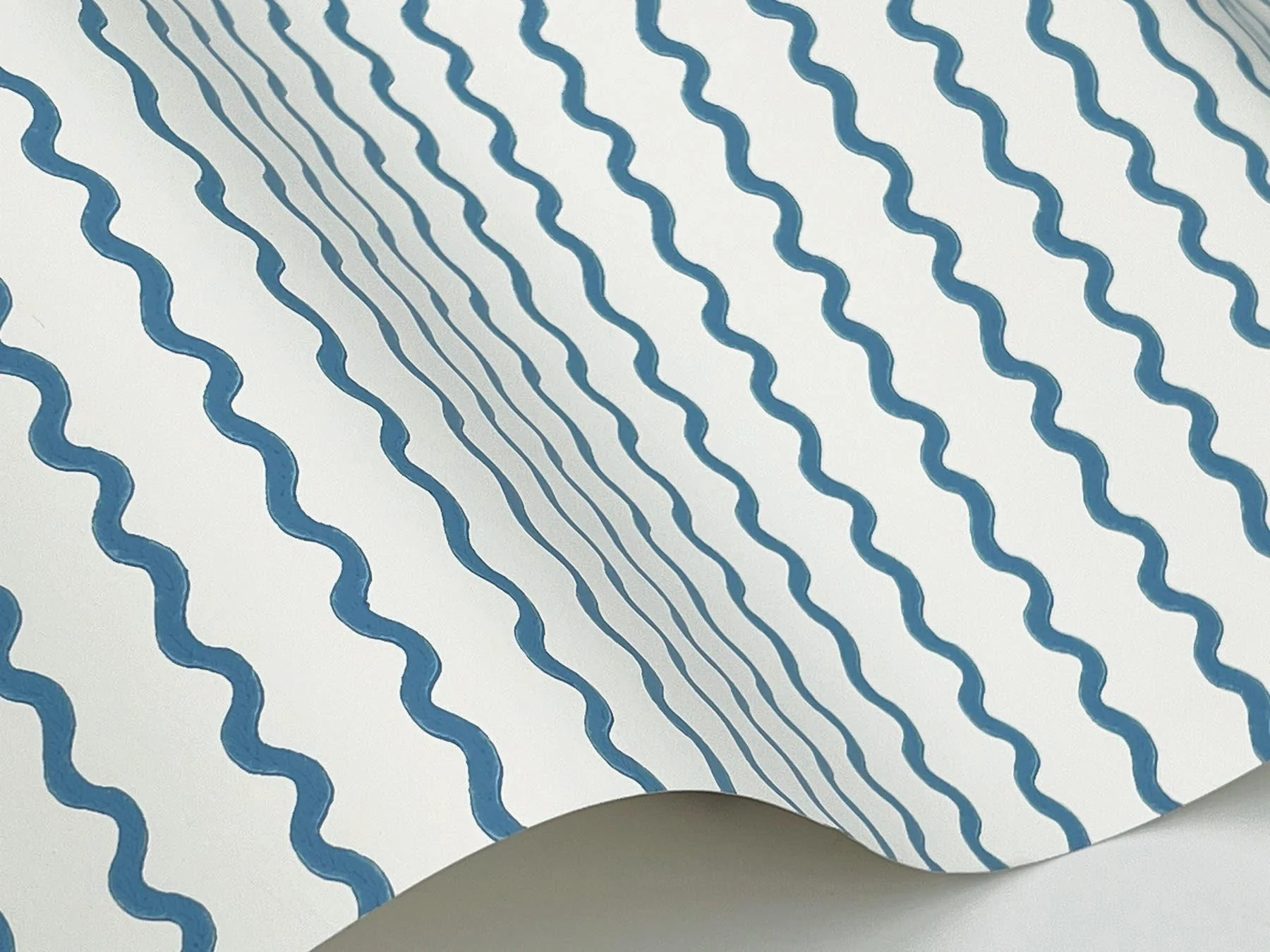 Rifle Paper Co. Rickrack Blue Wallpaper - Image 7