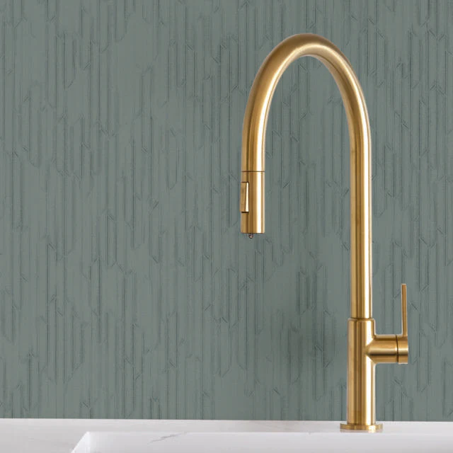 Ronald Redding Designs Calliope Arctic Shell Wallpaper - Image 2