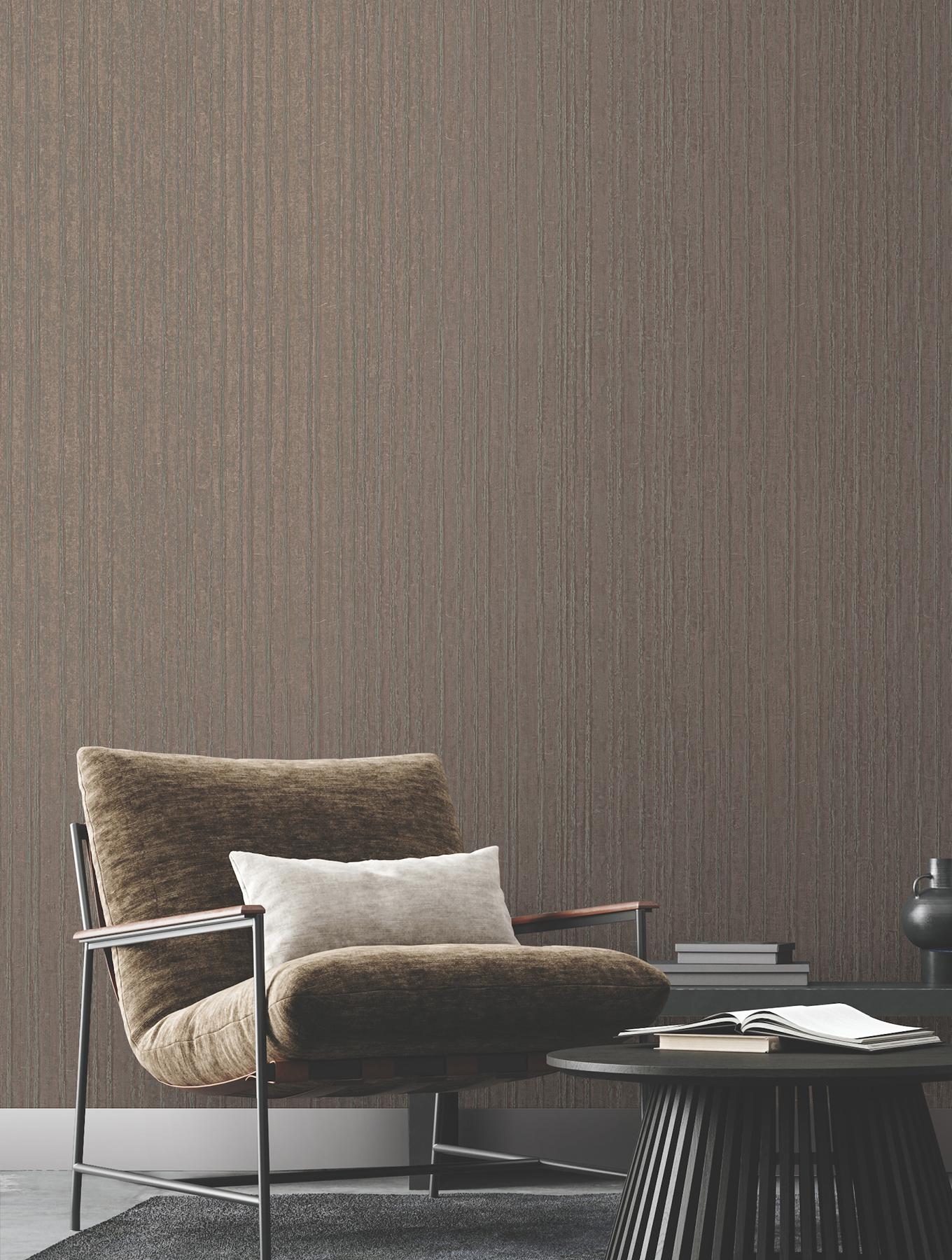 Ronald Redding Designs Vintage Tin Burnished Bronze Wallpaper - Image 3
