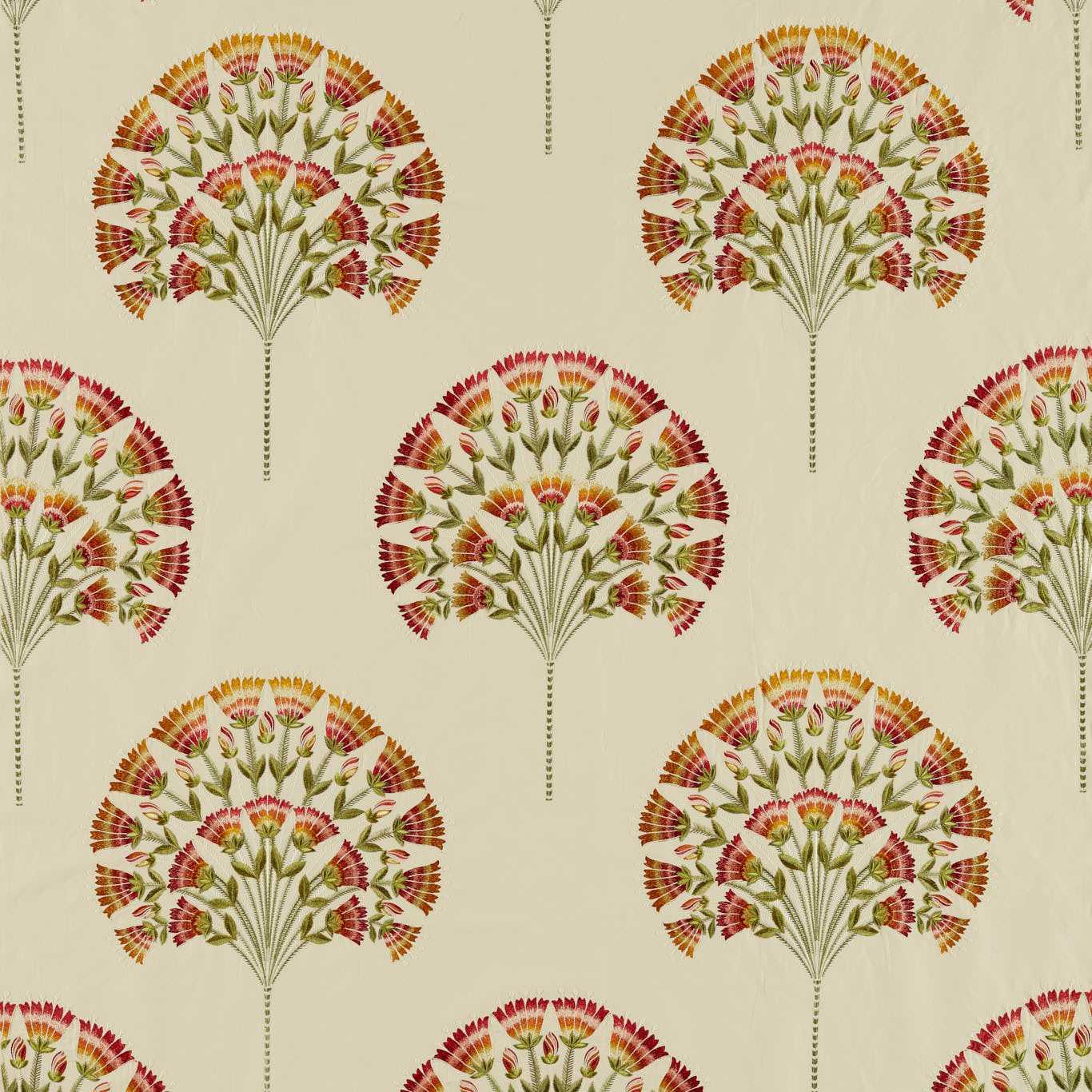 Sanderson Wild Tulip Amber/Cream Fabric