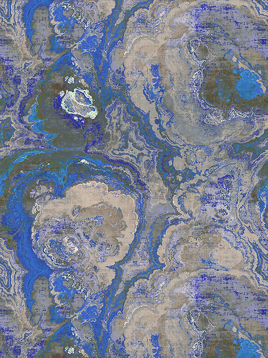 Scalamandre Agate Print Sodalite Fabric
