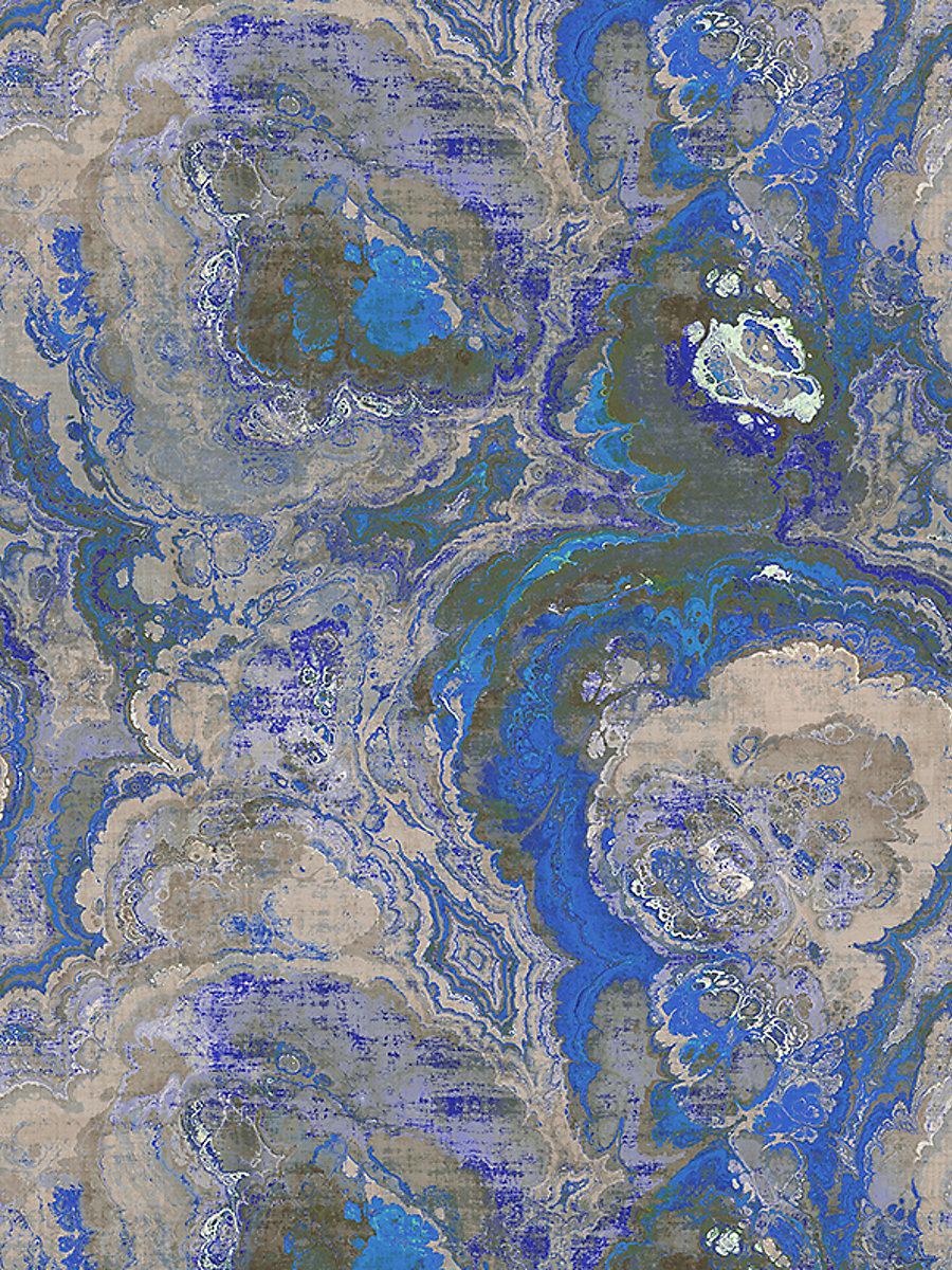 Scalamandre Agate Print Sodalite Fabric - Image 2