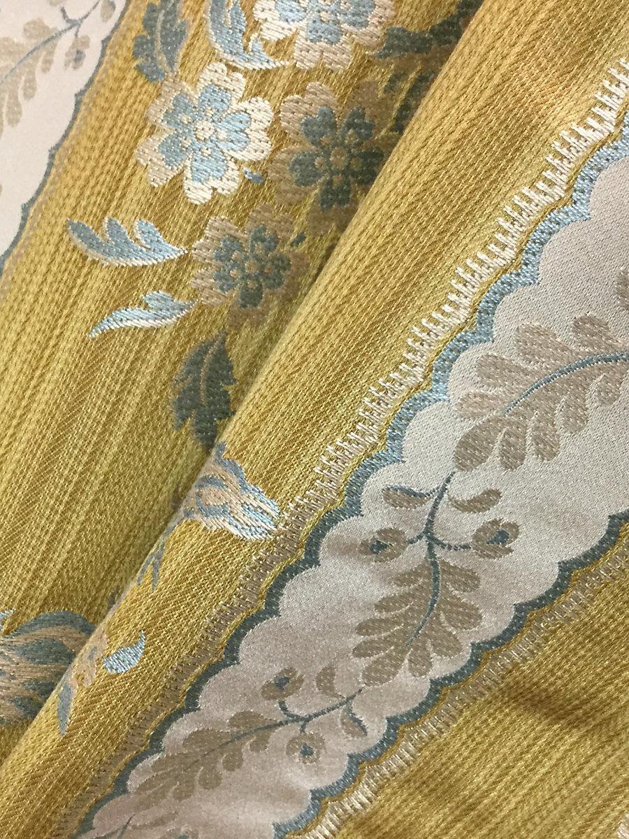Scalamandre Lampas Sanary Vieil Or Fabric - Image 2
