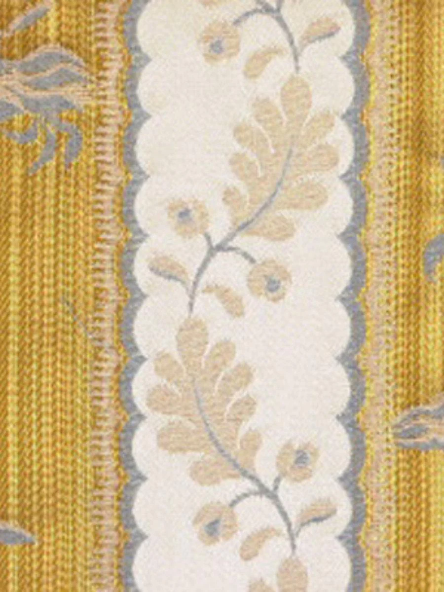 Scalamandre Lampas Sanary Vieil Or Fabric - Image 4