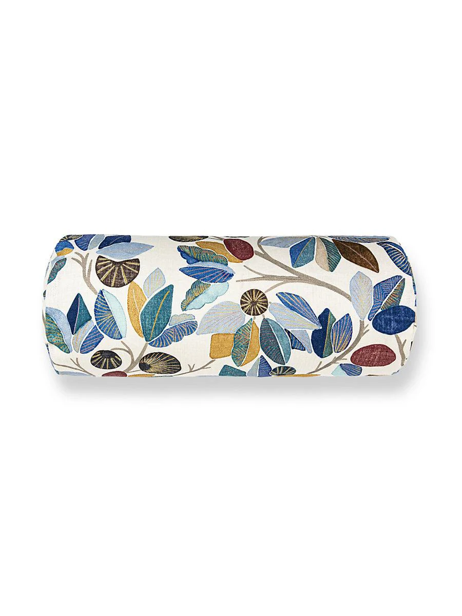 Scalamandre Linden 21 X 7 - Cobalt Decorative Pillow