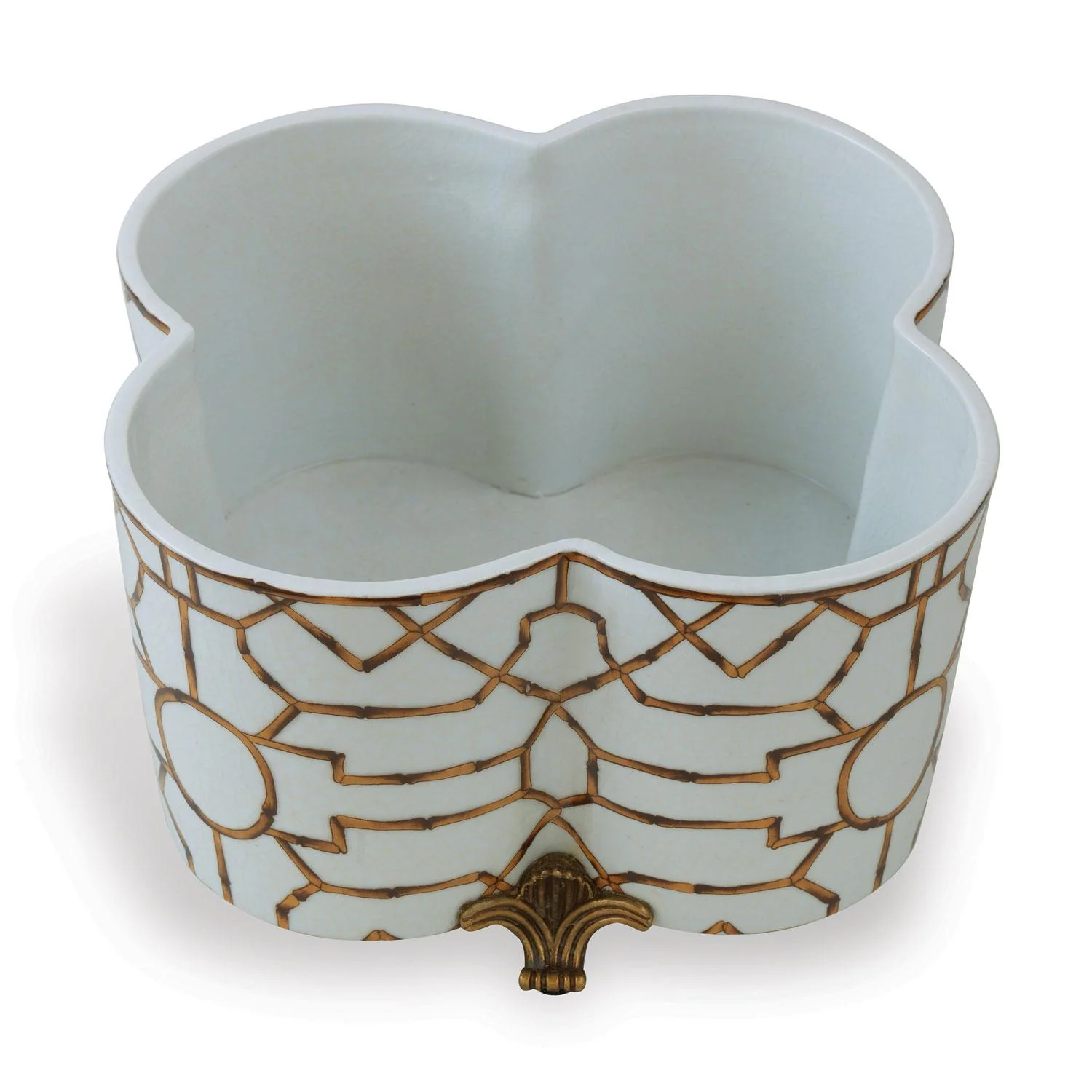 Scalamandre Maison Scalamandre Baldwin Quatrefoil Planter - Image 4