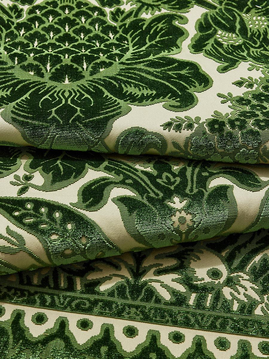 Scalamandre Regis Velvet Damask Frond Fabric - Image 4