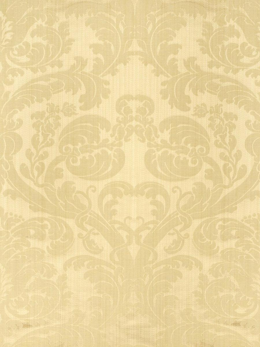 Scalamandre Tournelle Damask Beige Fabric - Image 3