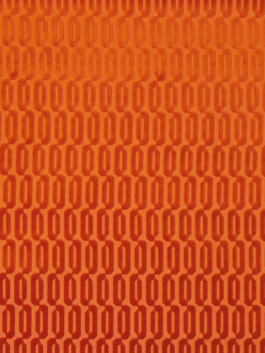 Scalamandre Typo M1 Tangerine Fabric - Image 6