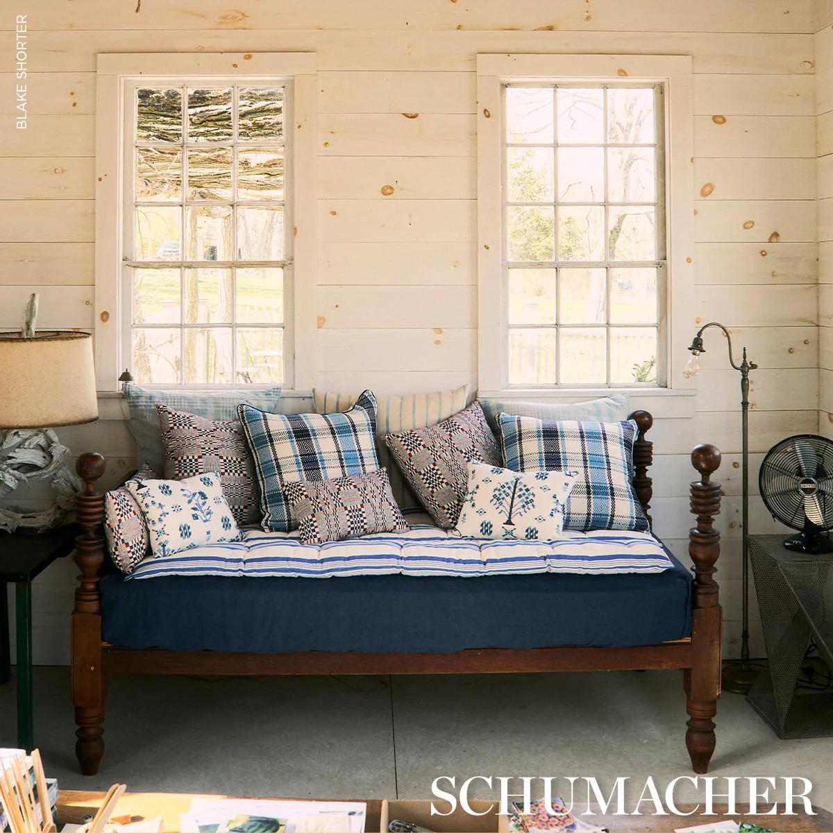 Schumacher Americana 20" X 20" Brimfield Pillow - Image 3