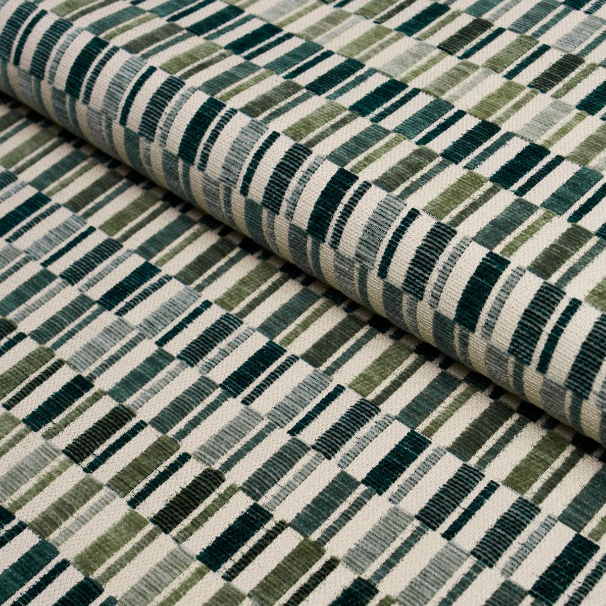 Schumacher Anders Performance Green Fabric - Image 4