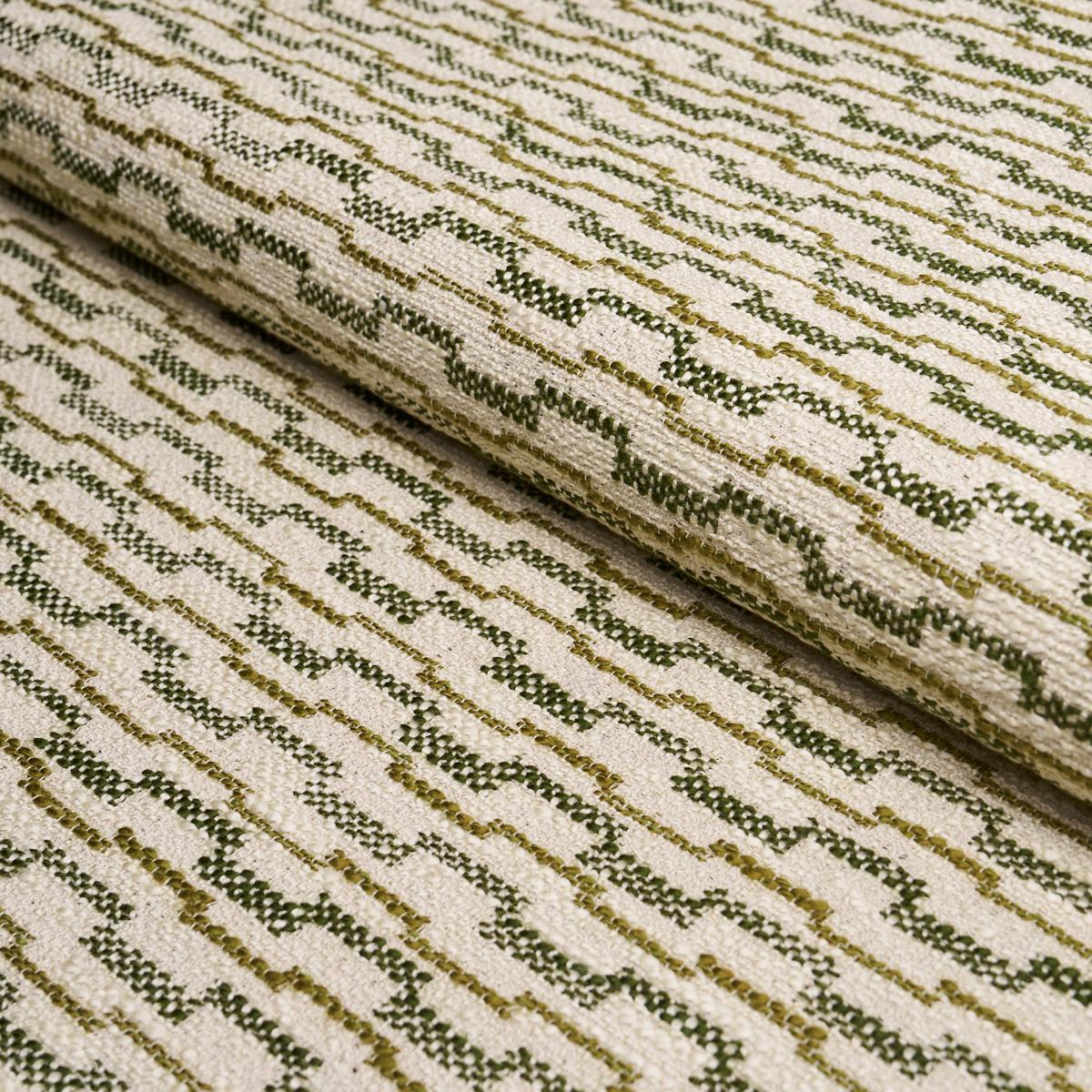 Schumacher Andreas Performance Green Fabric - Image 4