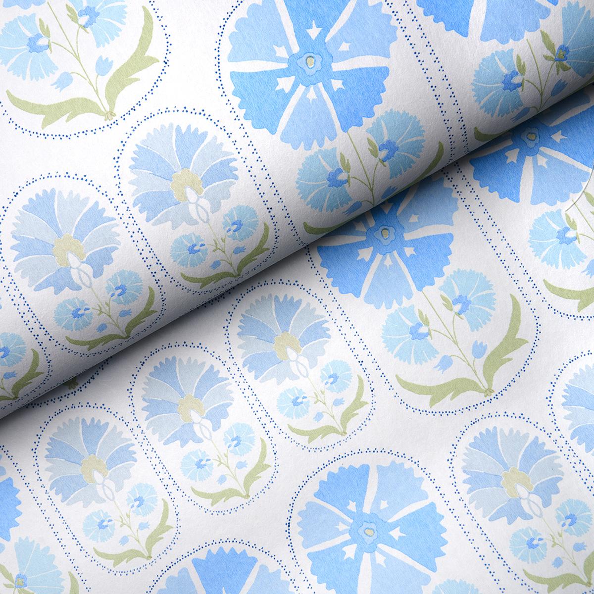 Schumacher Anjuna Floral Sky Wallpaper - Image 4