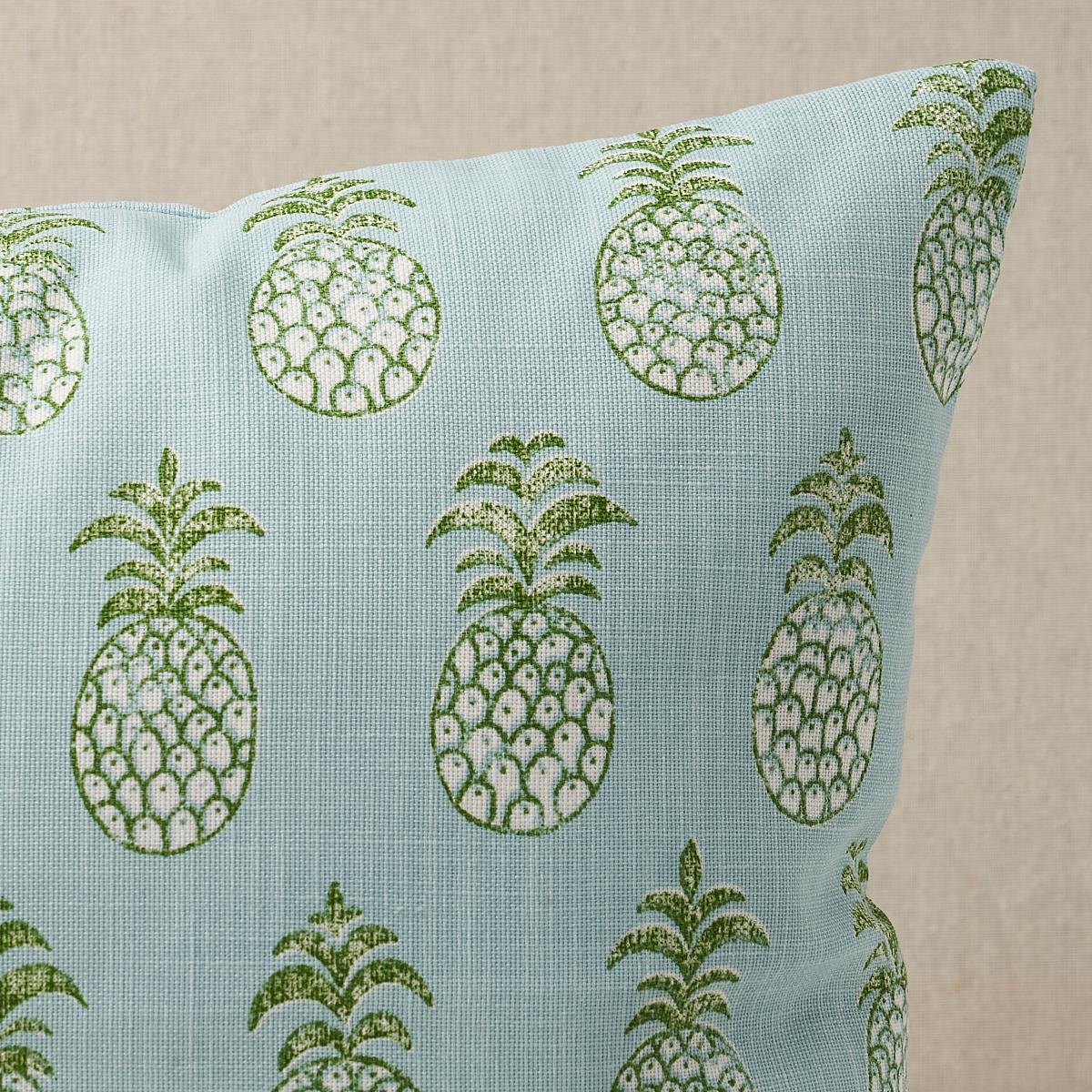 Schumacher Aquamarine 18" X 12" Piña Cove I/O Pillow - Image 3