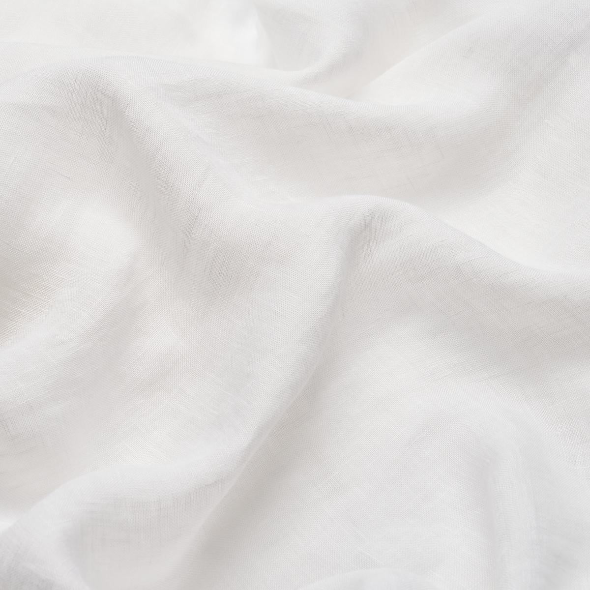 Schumacher Aya Sheer White Fabric - Image 4