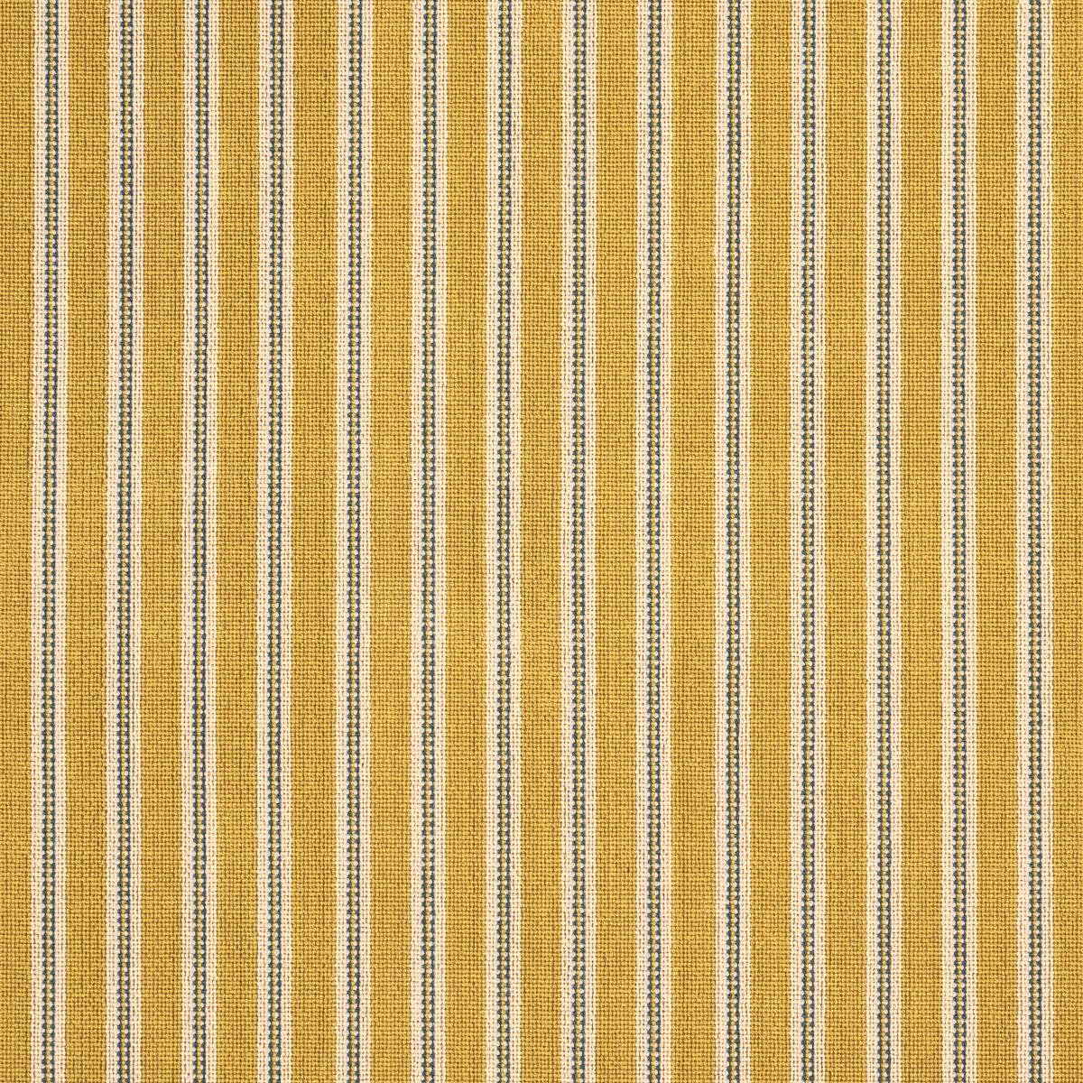 Schumacher Benson Stripe Épinglé Saffron Fabric - Image 2