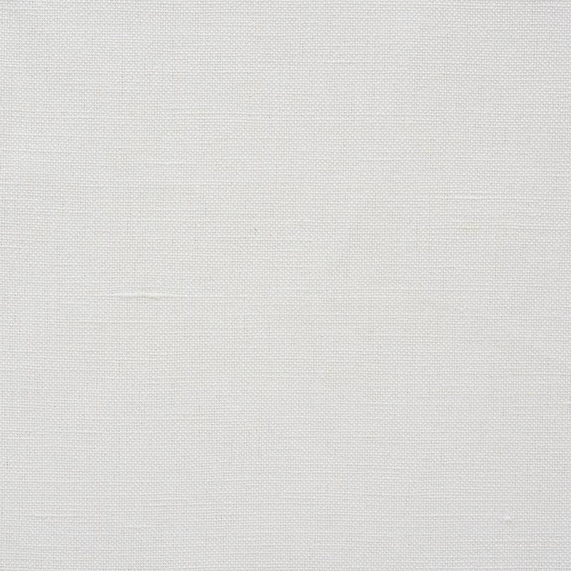Schumacher Bergama Plain Linen Ivory Fabric - Image 3