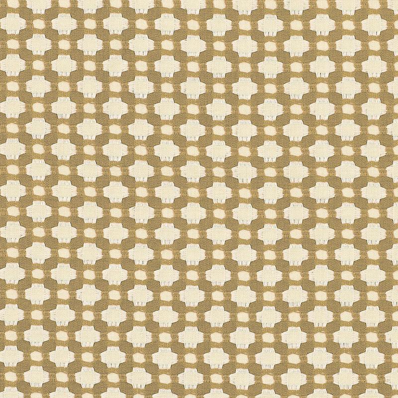 Schumacher Betwixt Biscuit/Ivory Fabric