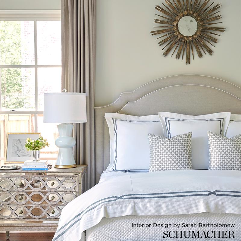 Schumacher Betwixt Biscuit/Ivory Fabric - Image 2