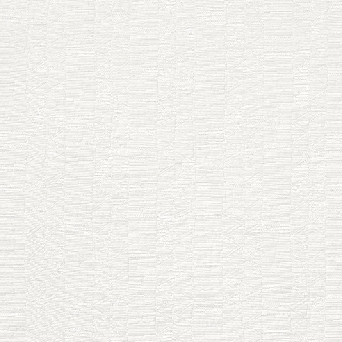 Schumacher Bizantino Quilted Weave Ivory Fabric - Image 3