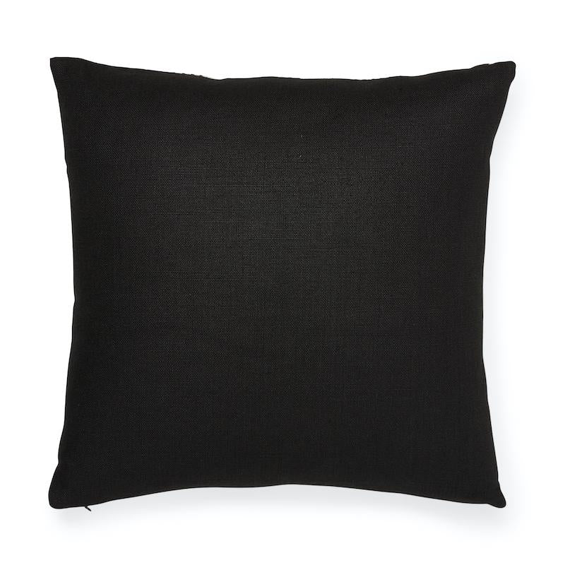 Schumacher Black & White 20" X 20" Freeform Pillow - Image 2
