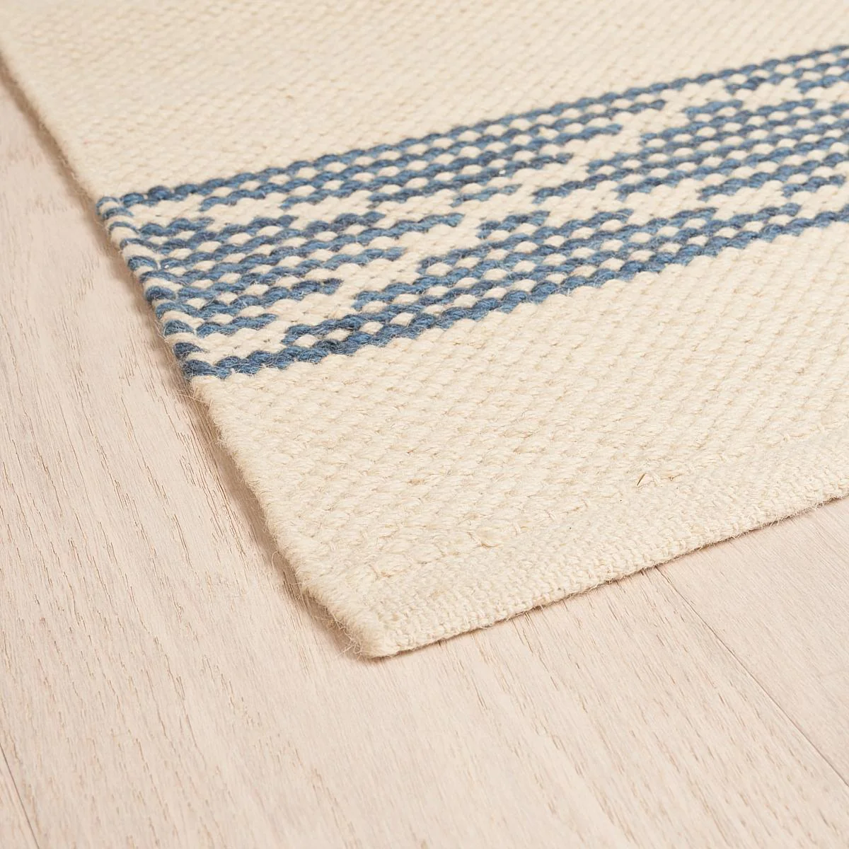 Schumacher Blue 6' X 9' Sequoia Stripe Rug - Image 5