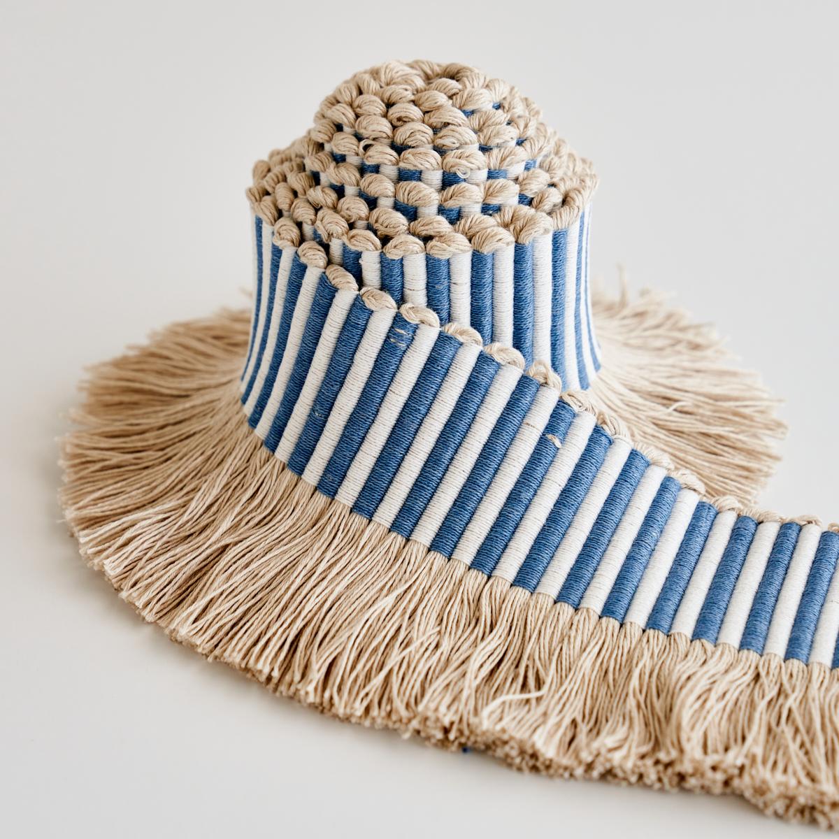 Schumacher Blue Graphic Fringe - Image 5