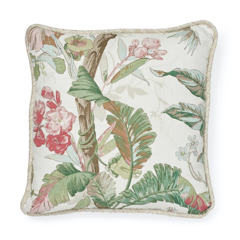 Schumacher Blush 18" X 18" Tropique Pillow - Image 2