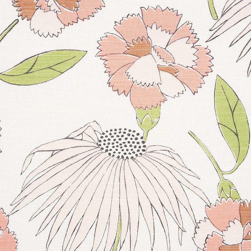 Schumacher Bouquet Toss Fawn Fabric - Image 2