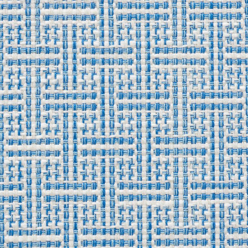 Schumacher Brickell Indoor/Outdoor Blue Fabric - Image 3