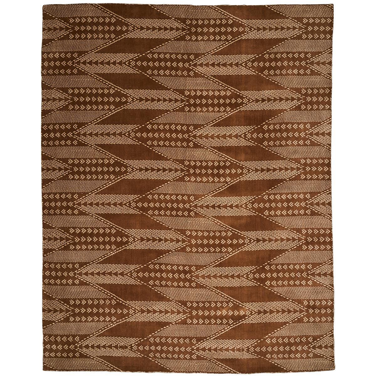 Schumacher Brown 10' X 14' Fitzgerald Rug