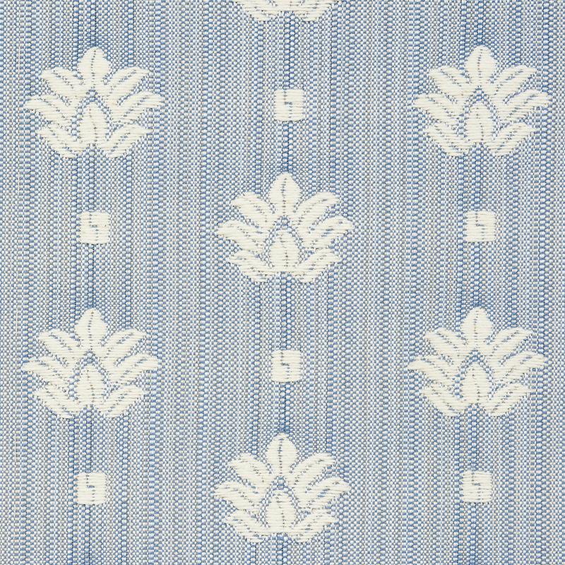 Schumacher Brunel Sky Fabric - Image 3
