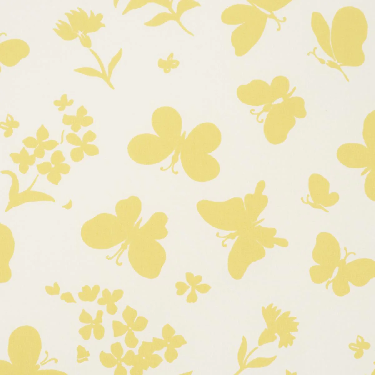 Schumacher Butterflies Buttercup Fabric - Image 3