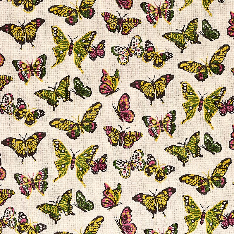 Schumacher Butterfly Épinglé Spring Fabric