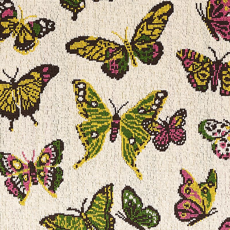 Schumacher Butterfly Épinglé Spring Fabric - Image 3