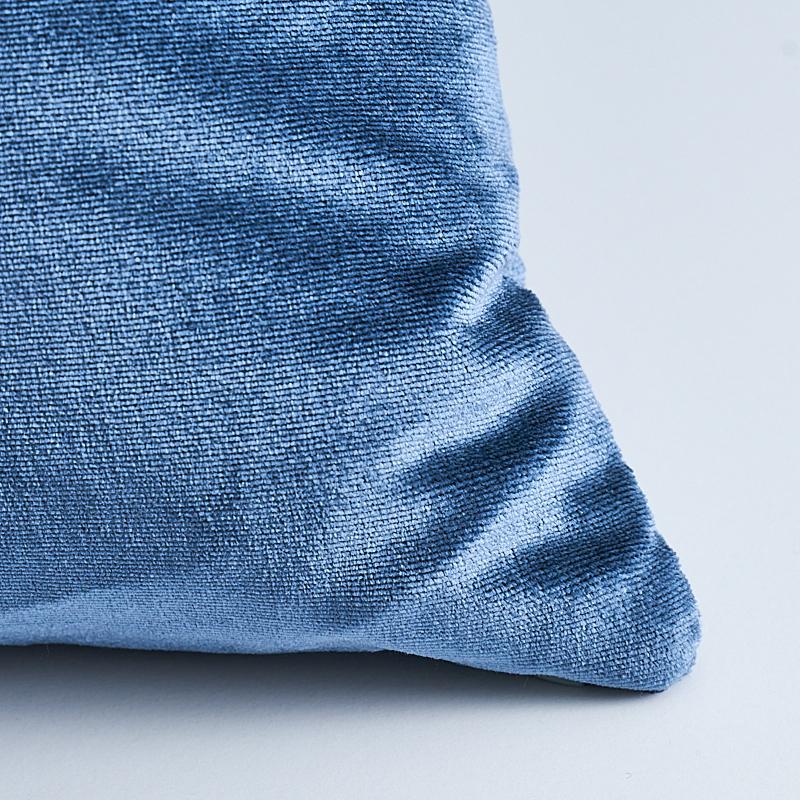 Schumacher Cadet 18" X 18" Venetian Silk Velvet Pillow - Image 2