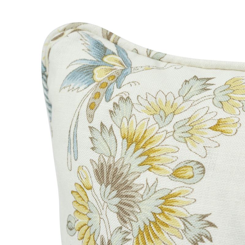 Schumacher Cadet & Citron 18" X 18" Campagne Pillow - Image 4