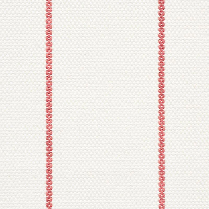 Schumacher Cavett Stripe Rose Fabric - Image 2