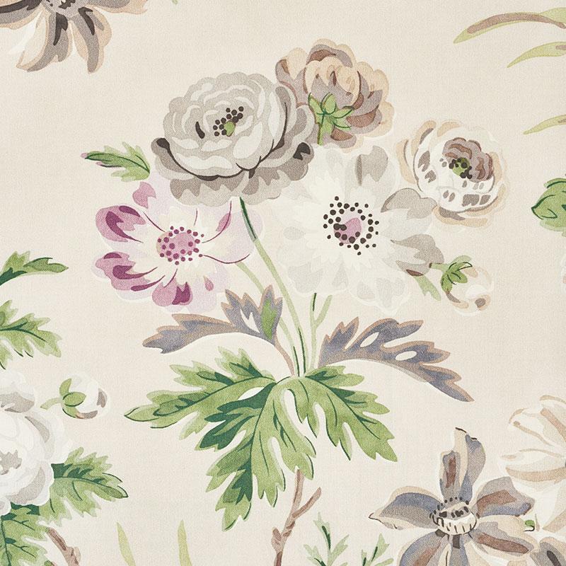 Schumacher Cecil Chintz Wisteria Fabric - Image 2