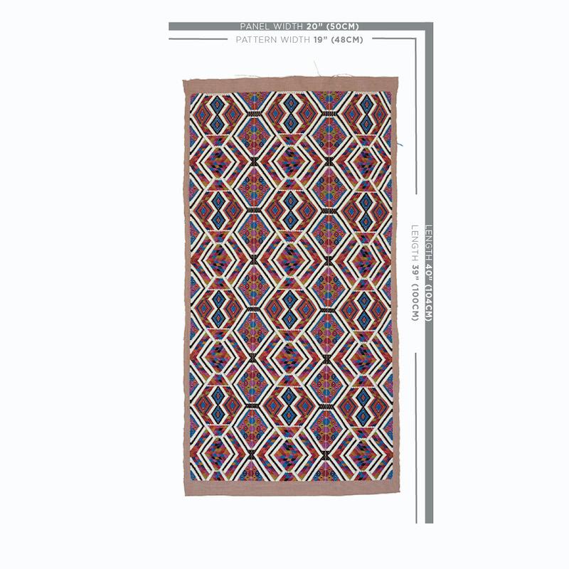 Schumacher Chahal Hand Woven Brocade Carnival Fabric - Image 2