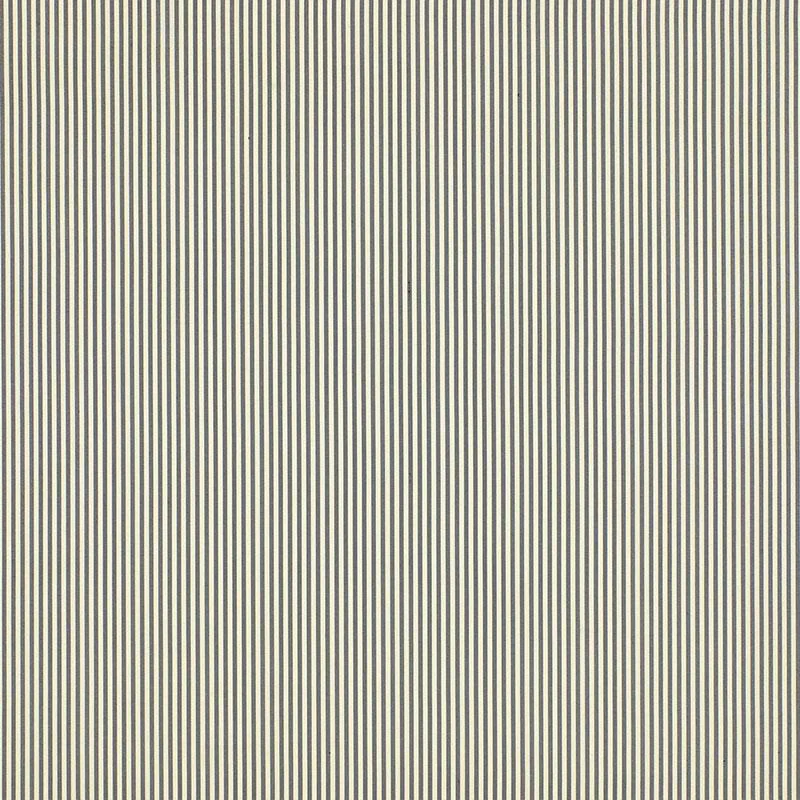 Schumacher Charee Silk Stripe Black & White Fabric