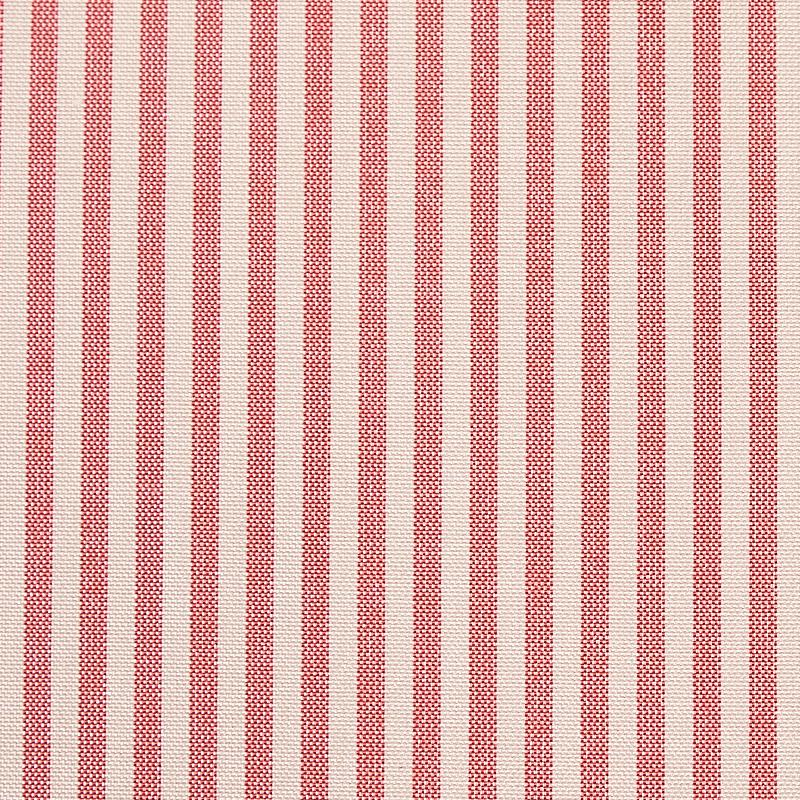 Schumacher Charee Silk Stripe Red Fabric - Image 2