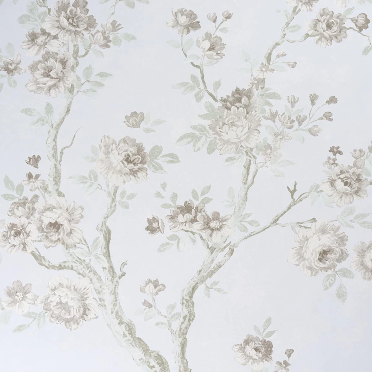 Schumacher Charlotte'S Garden 2 Panel Set Periwinkle Wallpaper - Image 5