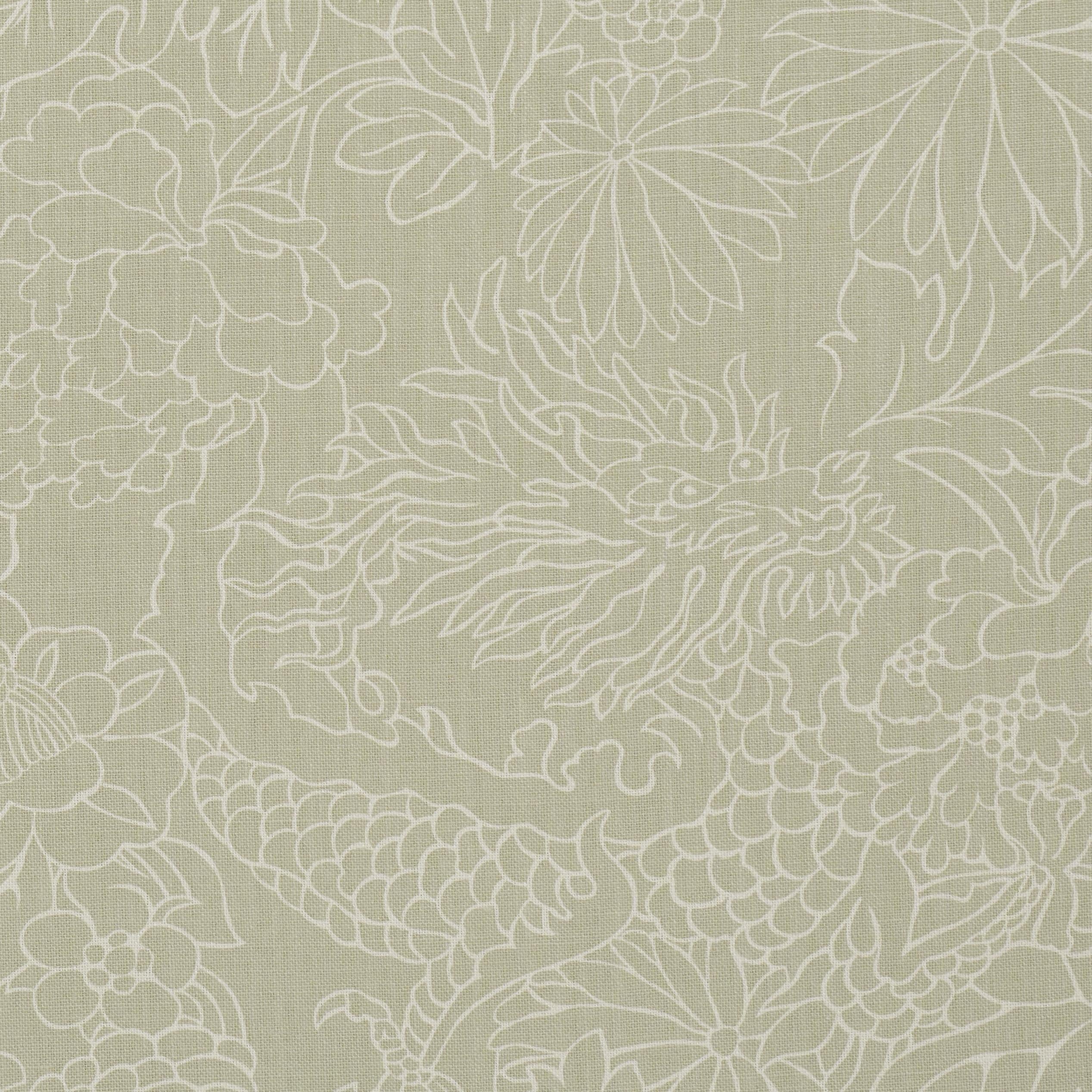 Schumacher Chiang Mai Dragon Silhouette Almond Dust Fabric - Image 3
